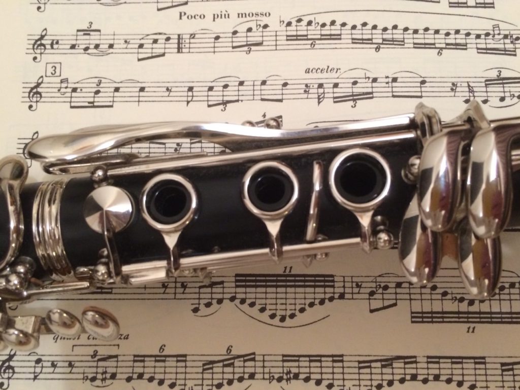 Clarinet and music
